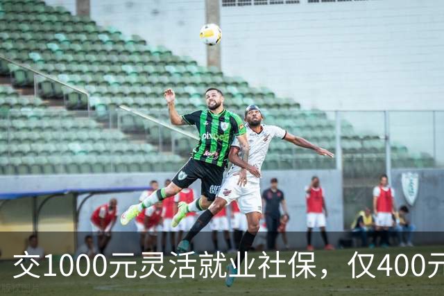 交1000元灵活就业社保，仅400元入个人账户